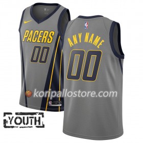 Indiana Pacers Custom 2018-19 Nike City Edition Harmaa Lasten Pelipaidat Swingman